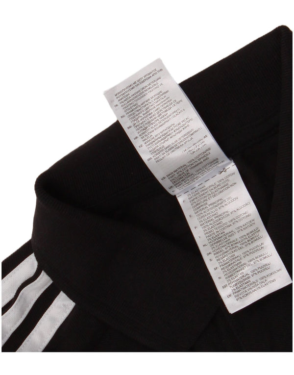 Adidas Polo Hombre Pequeño Algodón Negro