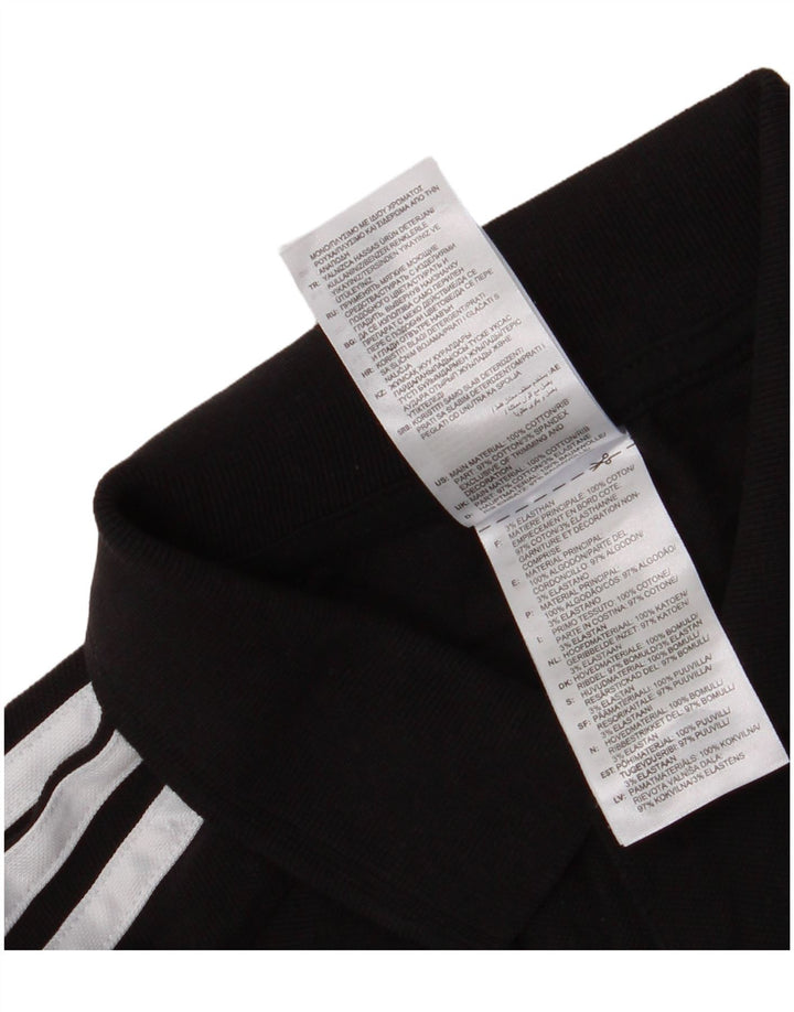 Adidas Polo Hombre Pequeño Algodón Negro