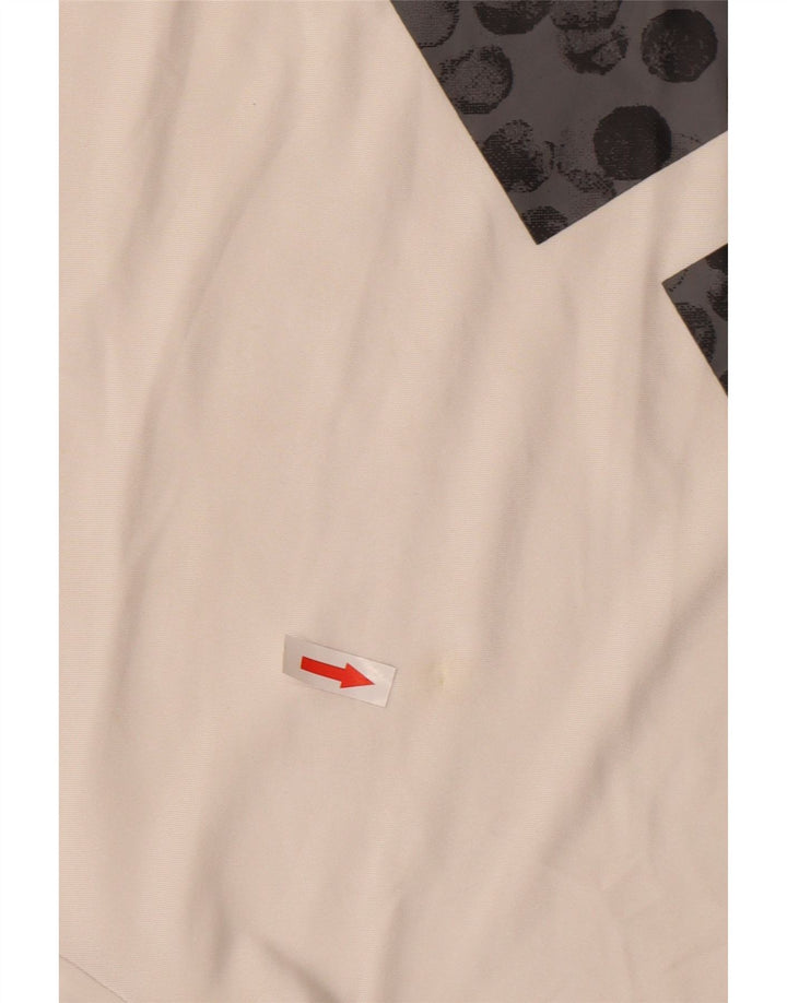 Adidas Chicos Climalite Graphic Camiseta Top 13-14 Años Grande Blanco Poliéster