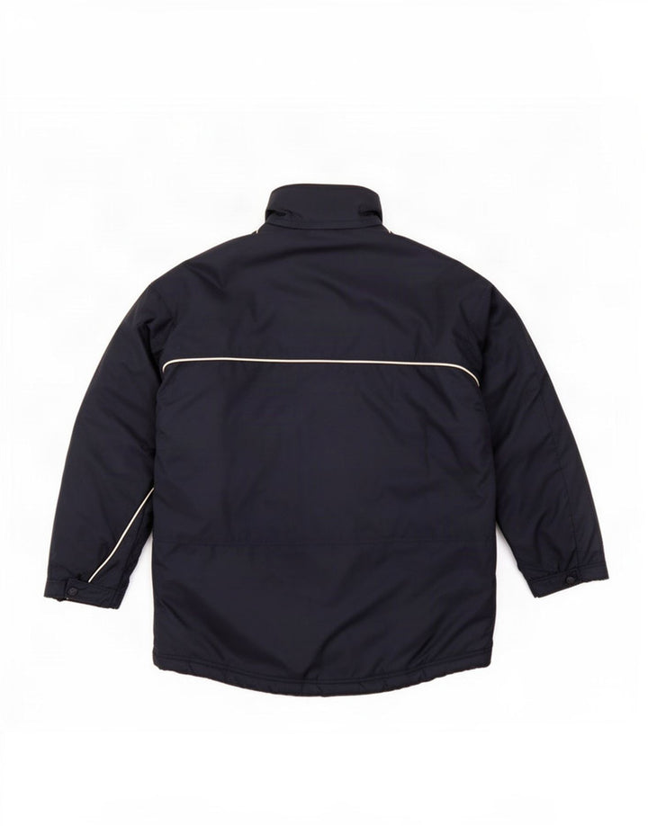 Adidas Abrigo acolchado holgado para hombre UK 38/40 Medio azul marino Poliéster