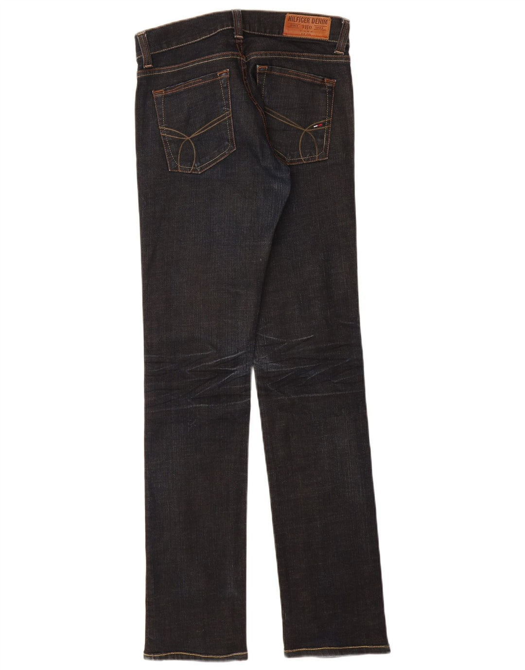 TOMMY HILFIGER Vaqueros ajustados para mujer W26 L32 Azul marino