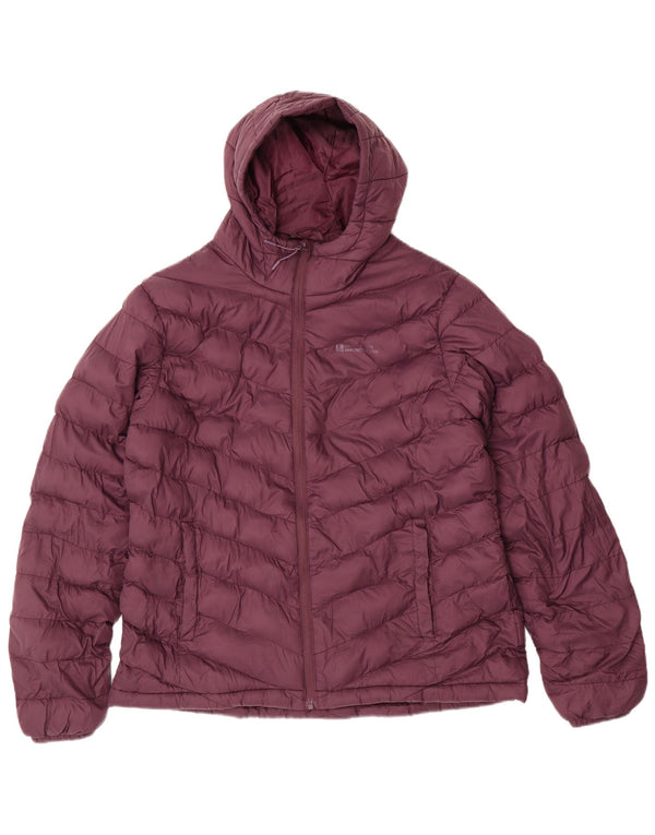 MOUNTAIN WAREHOUSE Chaqueta acolchada con capucha para mujer UK 40 Grande Púrpura