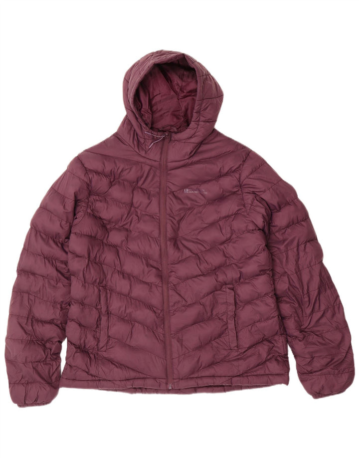 MOUNTAIN WAREHOUSE Chaqueta acolchada con capucha para mujer UK 40 Grande Púrpura