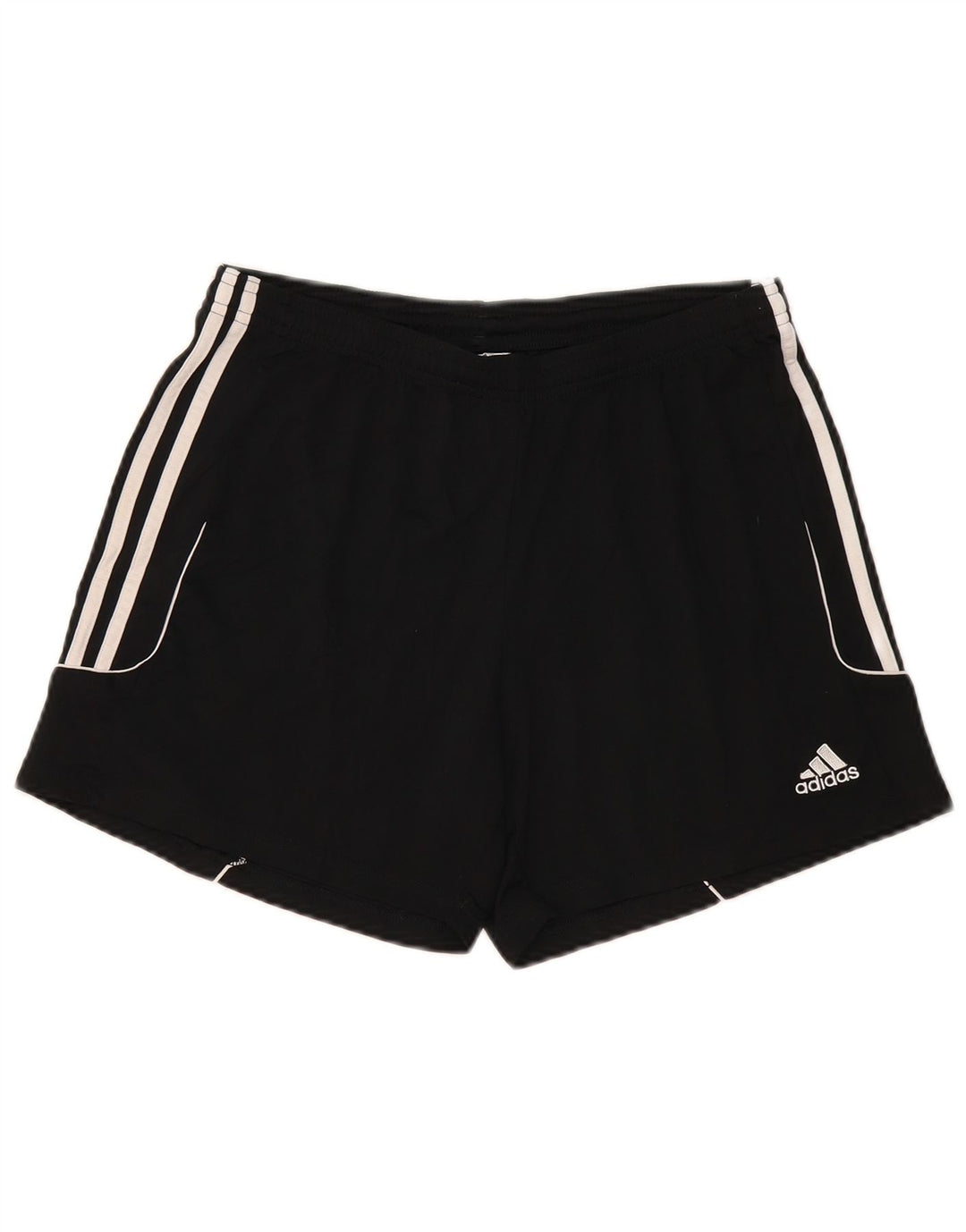 Adidas Mujer Climalite Sport Shorts UK 16/18 Grande Negro Poliéster