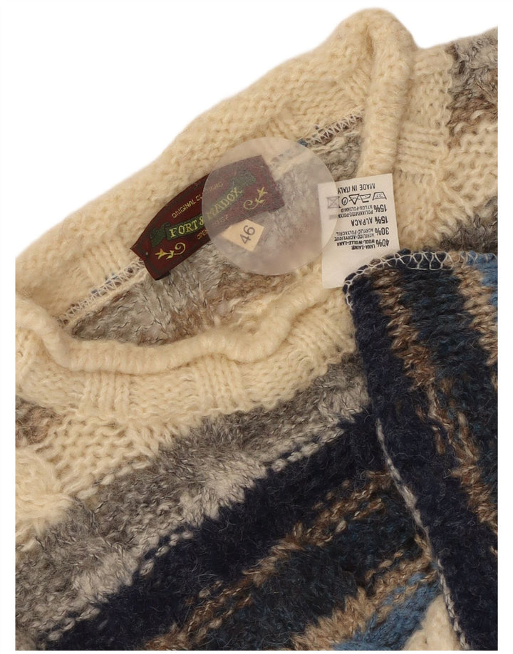 Fort & Madox Jersey con cuello alto para mujer IT 46 Large Multicolor