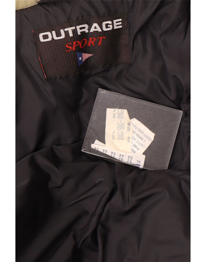 Outrage Chaqueta acolchada para hombre UK 42 XL Beige