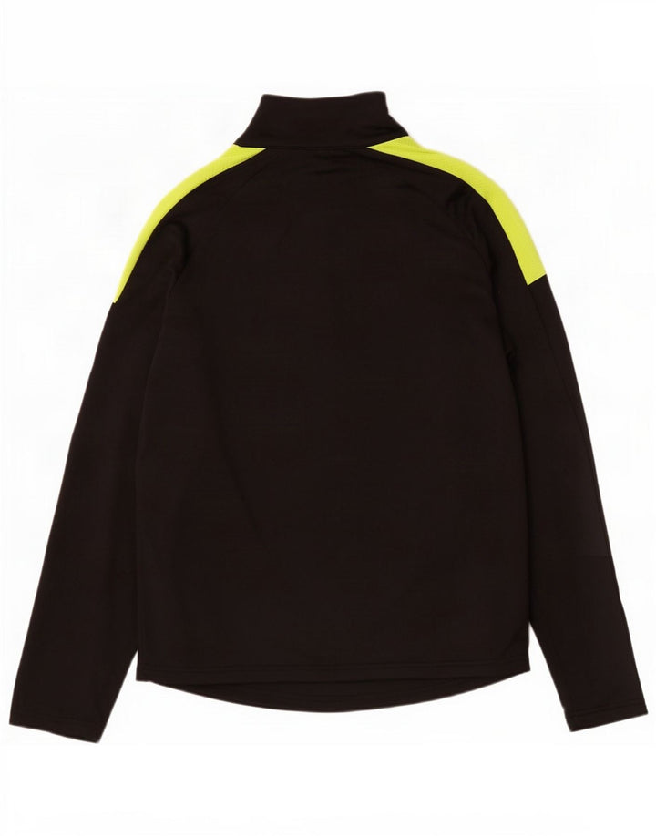Top de chándal con cuello y cremallera para hombre Ellesse Medium Black Colourblock