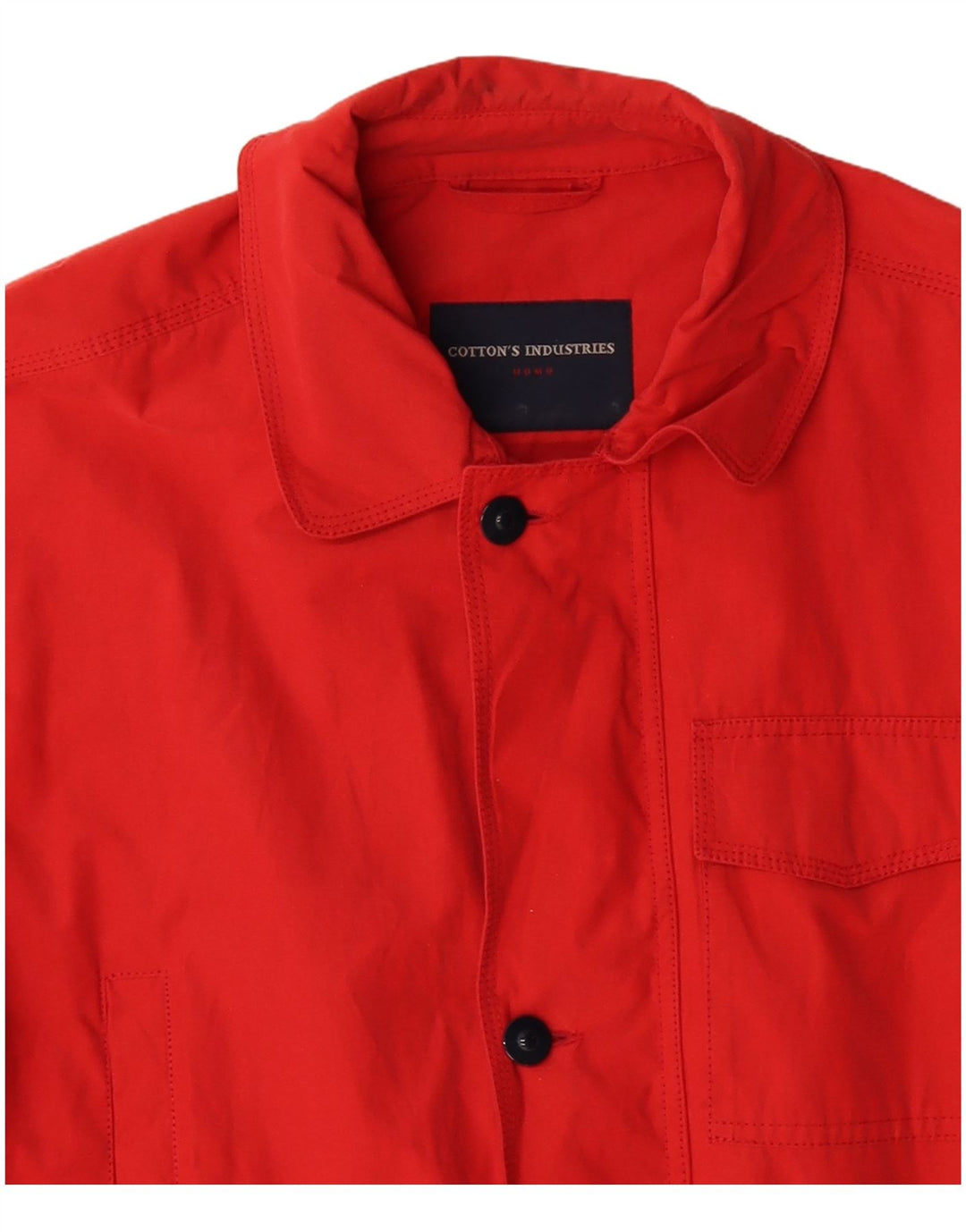 Cotton's Industries Chaqueta utilitaria para hombre UK 42 XL Rojo