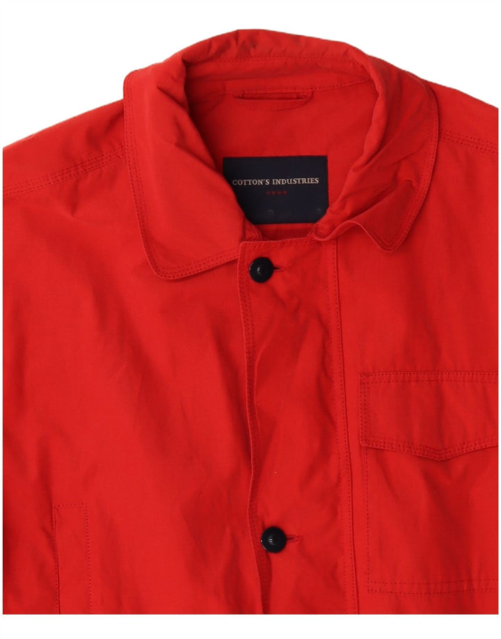 Cotton's Industries Chaqueta utilitaria para hombre UK 42 XL Rojo