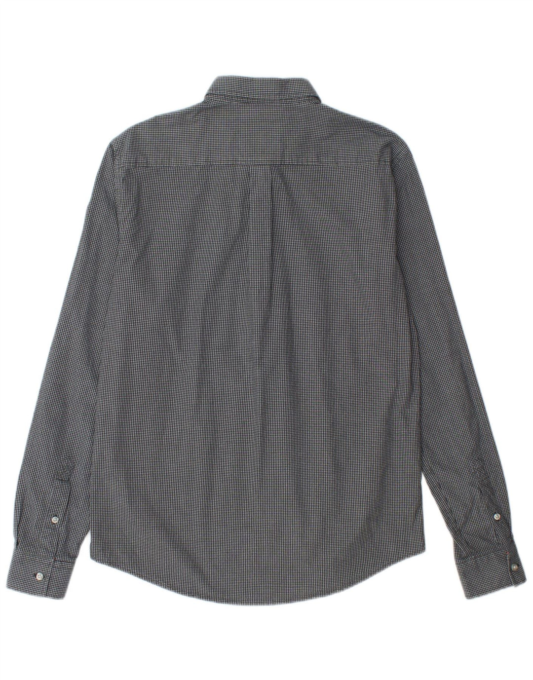 Camisa Superdry para hombre de algodón a cuadros en azul marino mediano