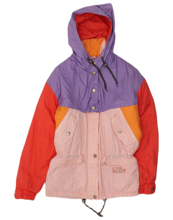 Killy Chaqueta de esquí con capucha para mujer UK 40 Small Multicolor Colorblock