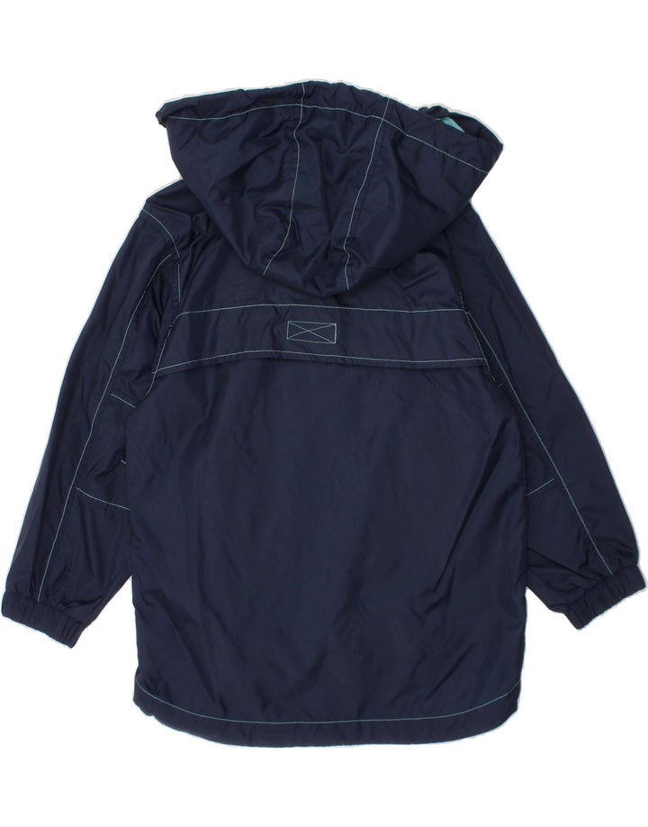 CHAMPION Boys Hooded Rain Jacket 5-6 Years Navy Blue Polyamide Vintage Champion and Second-Hand Champion from Messina Hembry 