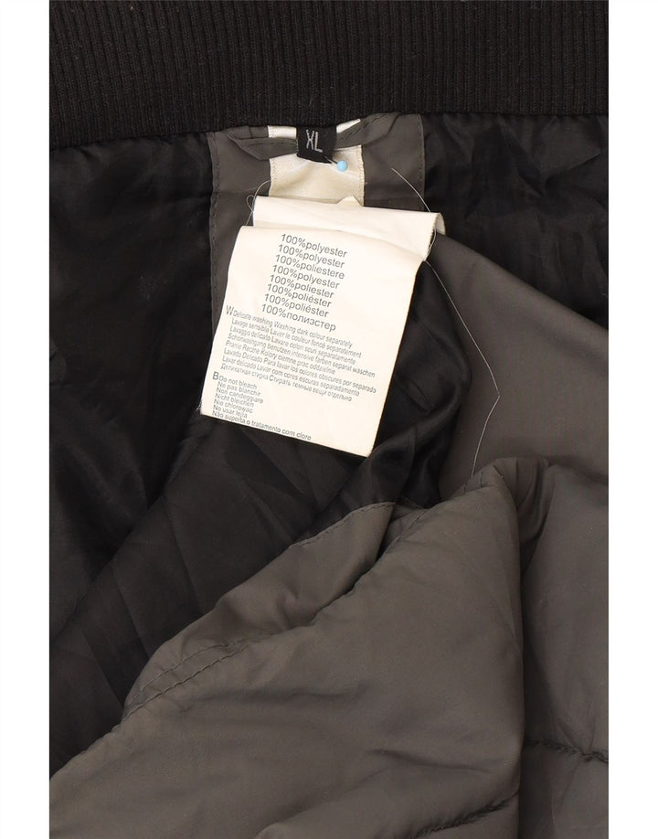 LOTTO Chaqueta acolchada con capucha para hombre ES 42 XL Poliéster gris