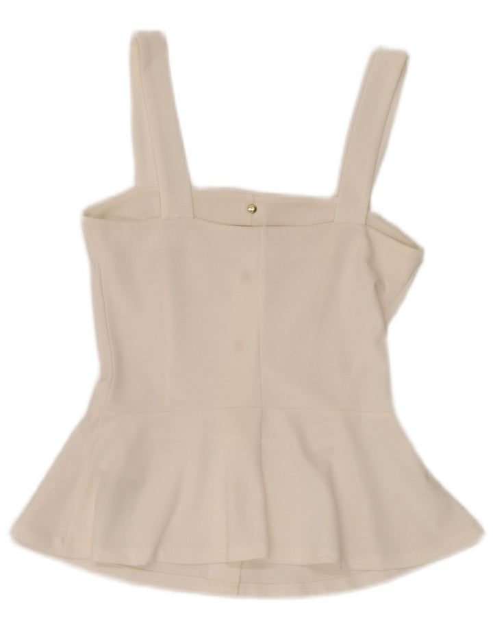 Guess Top Cami Mujer UK 6 XS Poliéster Blanco