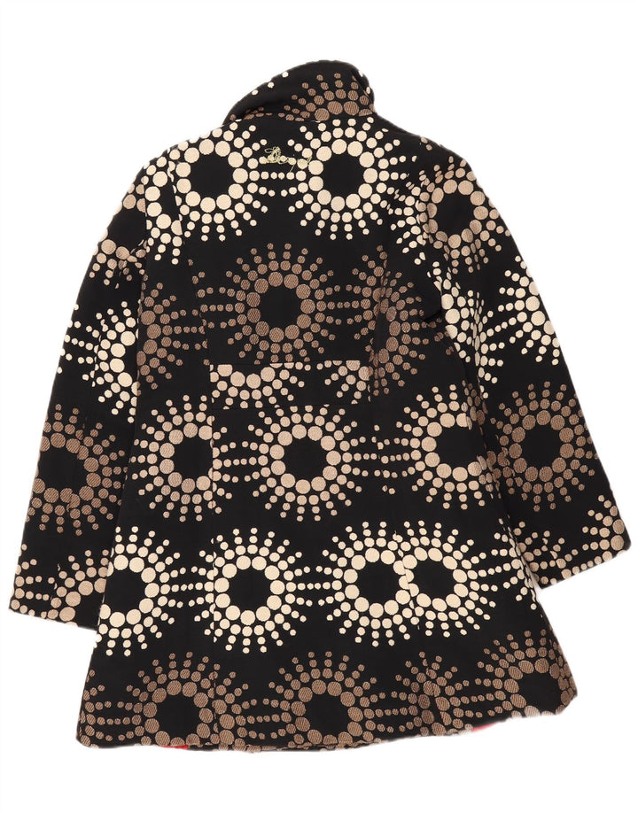Abrigo Desigual Mujer EU 44 XL Poliéster Geométrico Negro