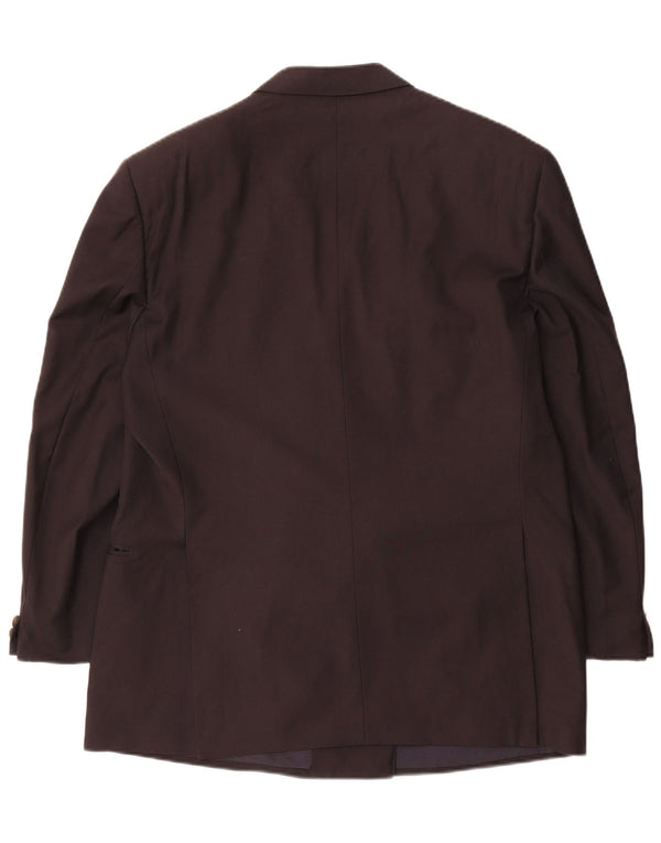 Redaelli Chaqueta tipo blazer con doble botonadura para hombre IT 54 2XL Lana negra