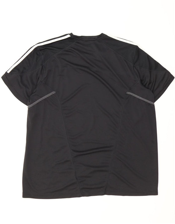 Adidas Mens Climalite Camiseta Top 2XL Negro Poliéster