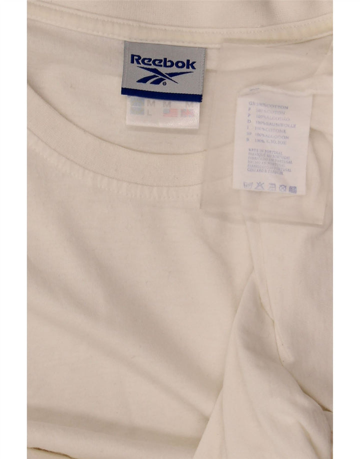 Camiseta Reebok Hombre Top Medium Blanco Algodón