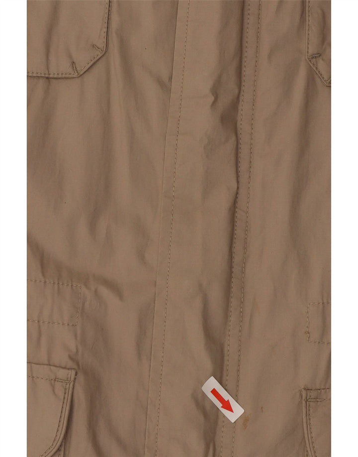 Geox Mens Respira Utility Jacket UK 40 Large Beige Algodón