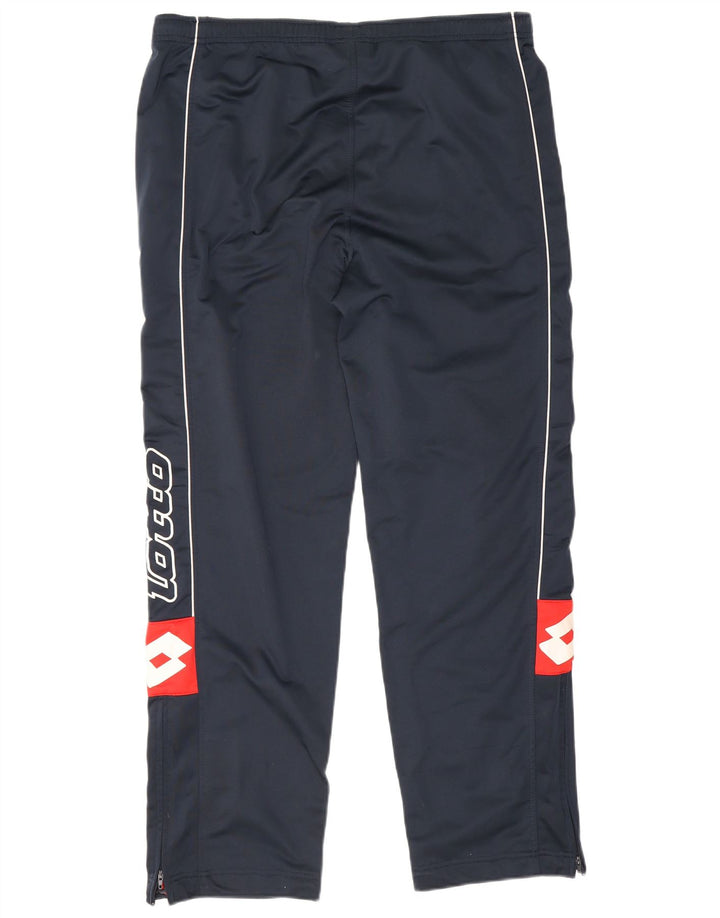 Lotto Pantalón De Chándal Gráfico Hombre XL Poliéster Azul Marino