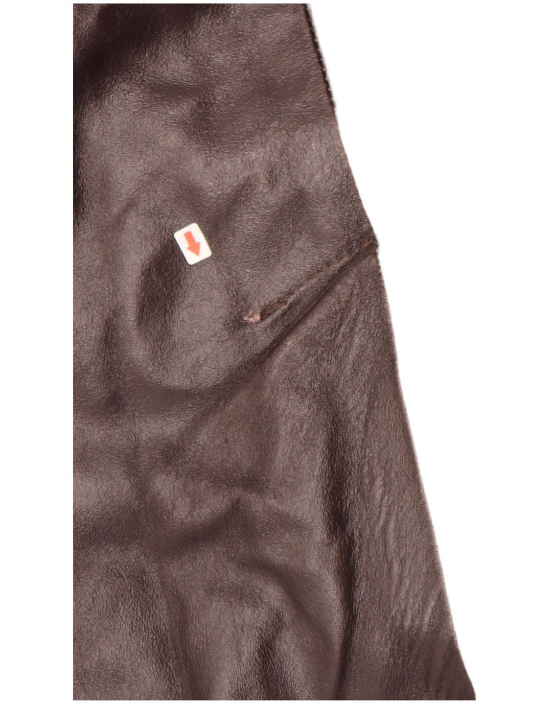 METROPOLITAN Abrigo de cuero para hombre IT 50 Cuero marrón grande