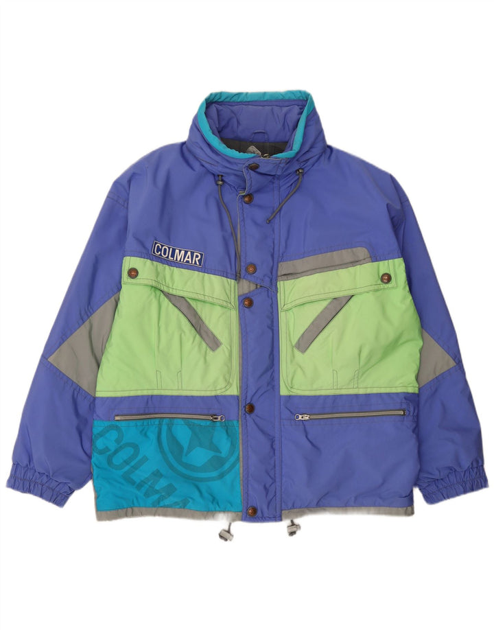 Colmar Chaqueta de esquí estampada para hombre IT 52 Large Blue Colourblock Poliamida