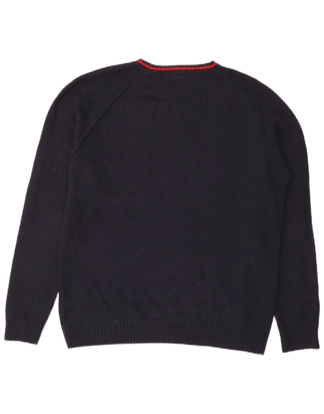 Slam Jersey con cuello barco para hombre, talla 2XL, lana azul marino