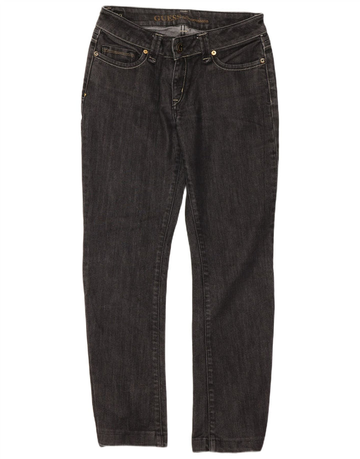 Vaqueros Guess Mujer Crop Slim W29 L26 Gris