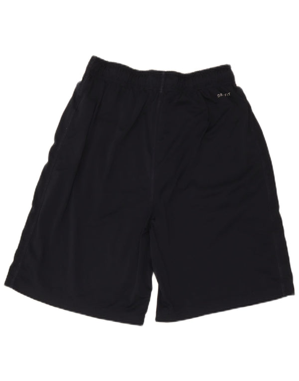 Nike - Pantalones cortos deportivos Dri Fit para mujer, talla 44, poliéster, color azul marino mediano