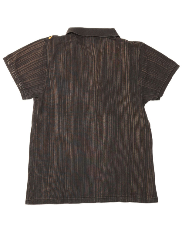 Polo Puma Hombre Marrón Medio A Rayas