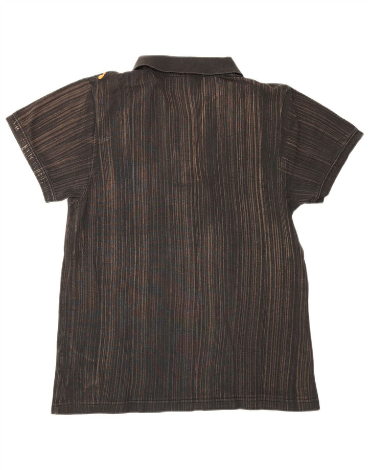 Polo Puma Hombre Marrón Medio A Rayas
