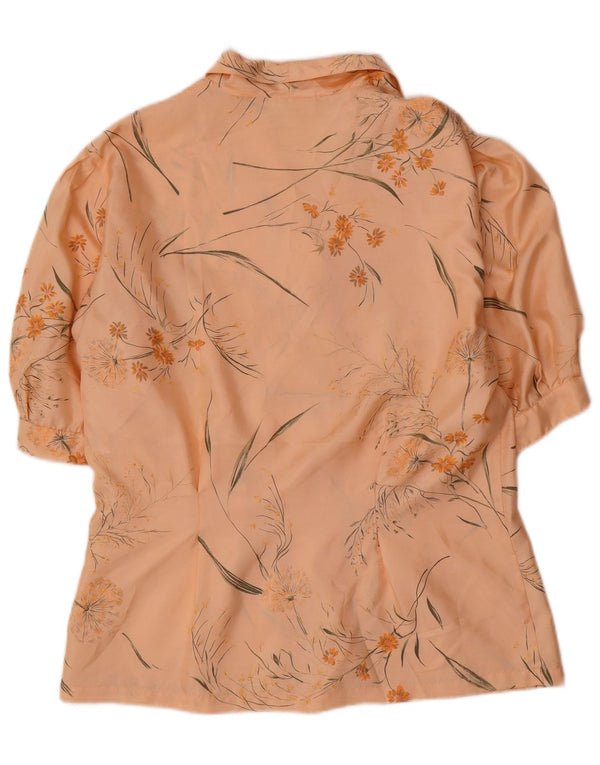 Penny Black Blusa de manga corta para mujer IT 46 Large Pink Floral