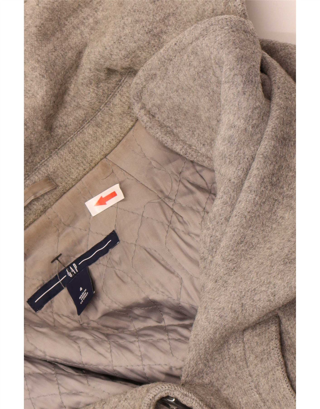 Gap Abrigo de doble botonadura para mujer US 4 pequeño gris