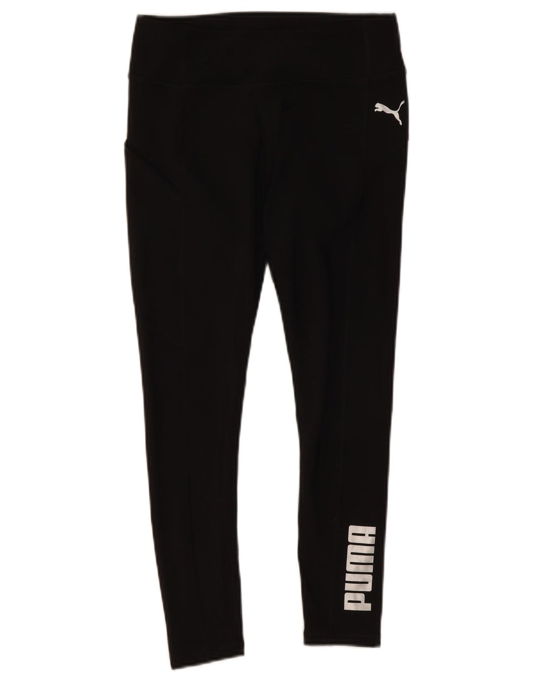 PUMA Womens Graphic Leggings UK 8 Small  Black Vintage Puma and Second-Hand Puma from Messina Hembry 