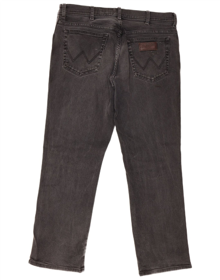 WRANGLER Vaqueros rectos Texas para hombre W38 L30 Algodón negro