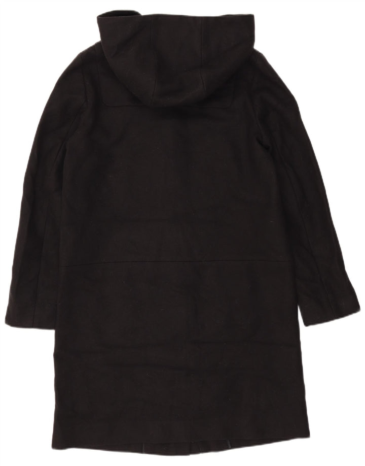 Cos Abrigo con capucha para mujer EU 36 Small Black Wool