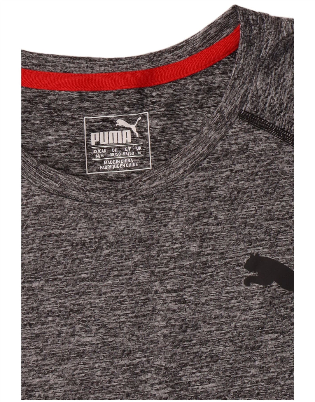 Camiseta PUMA para hombre Top gris medio moteado