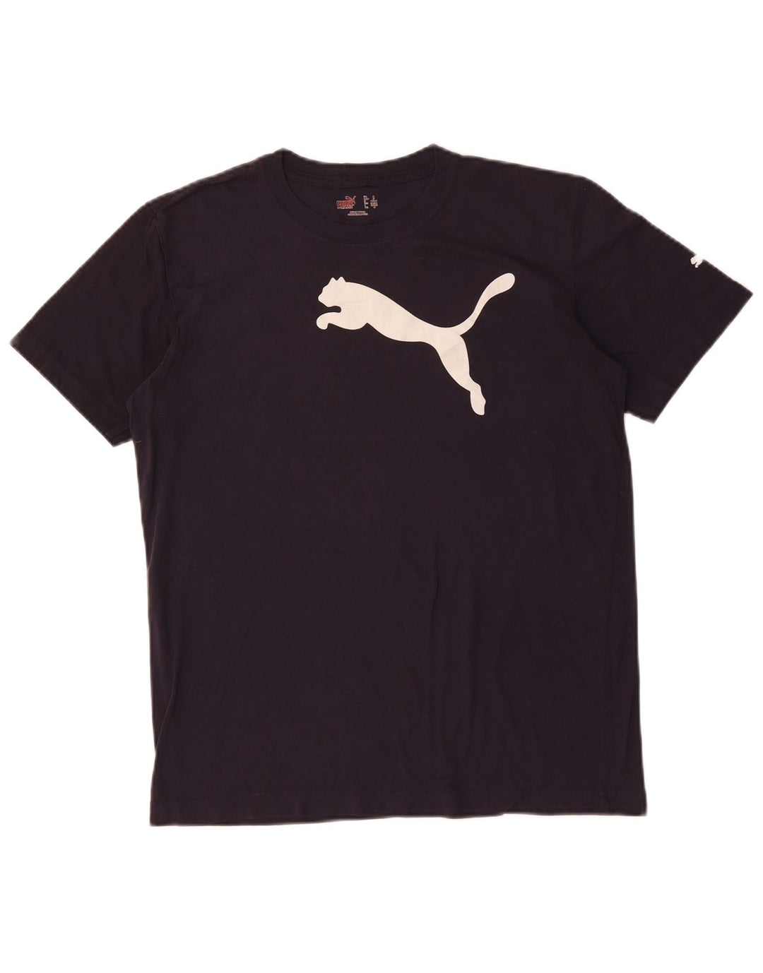PUMA Camiseta gráfica para hombre Top Small Azul marino Algodón