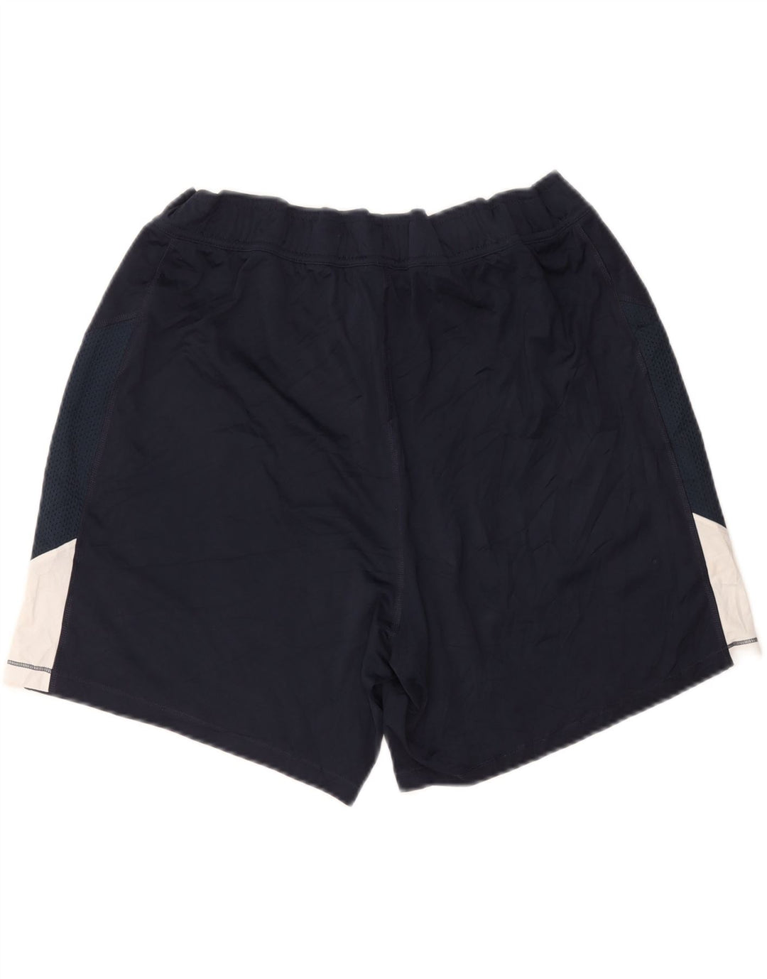 REEBOK Pantalones cortos deportivos para mujer UK 46 Grande Azul marino Colorblock Poliéster