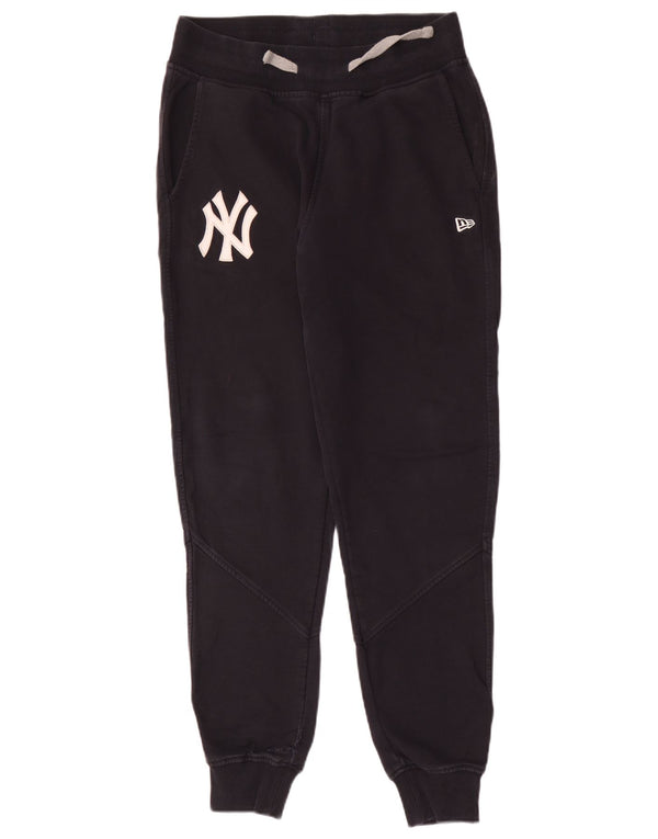 New Era Hombre Pantalones de chándal con estampado gráfico Joggers de algodón azul marino medio