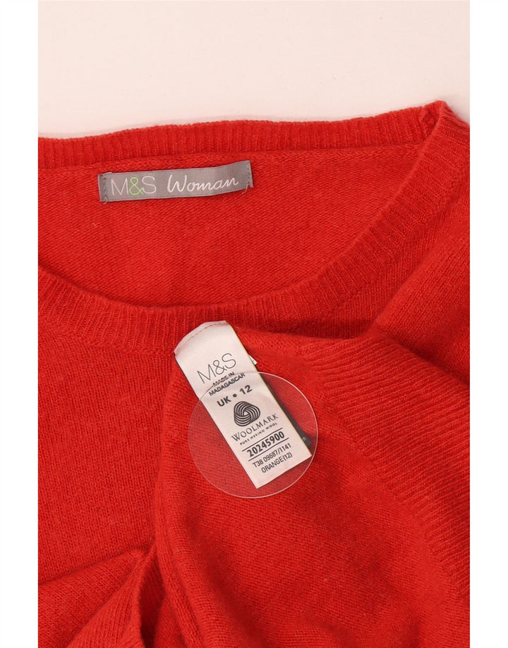 Marks & Spencer - Jersey con cuello barco para mujer, talla 40, color naranja mediano