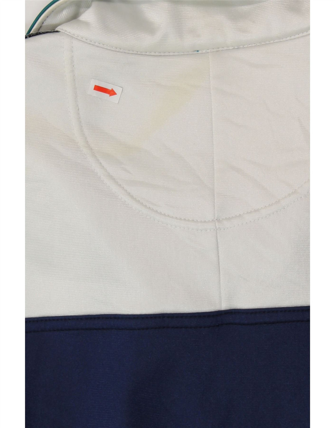 ASICS Chaqueta superior de chándal gráfico para hombre IT 54 XL Azul marino Colorblock