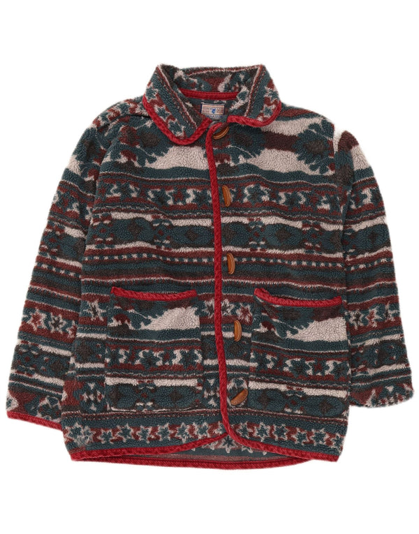 GYMNASIUM Chaqueta polar para hombre UK 36 Small Multicolor Fair Isle Algodón