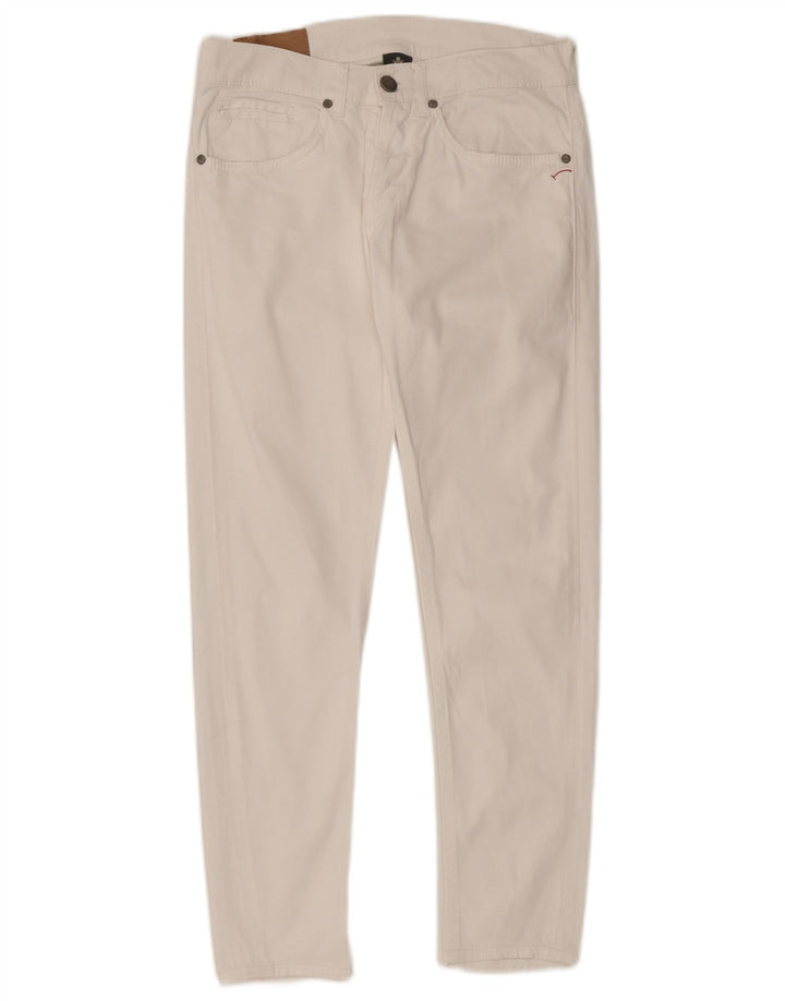 Dondup Mujer Pantalones Casuales Slim W30 L28 Blanco