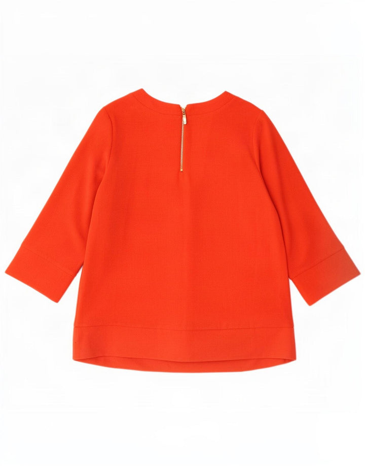 Marks & Spencer Top para mujer manga 3/4 UK 42 Poliéster naranja medio