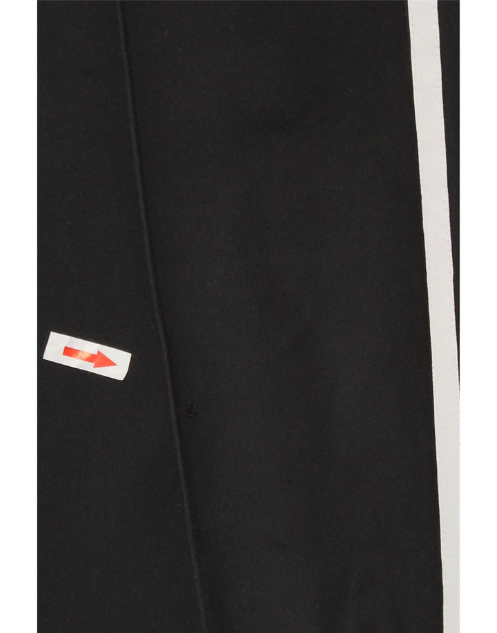Adidas Pantalones de chándal para mujer UK 12 Medium Negro Poliéster
