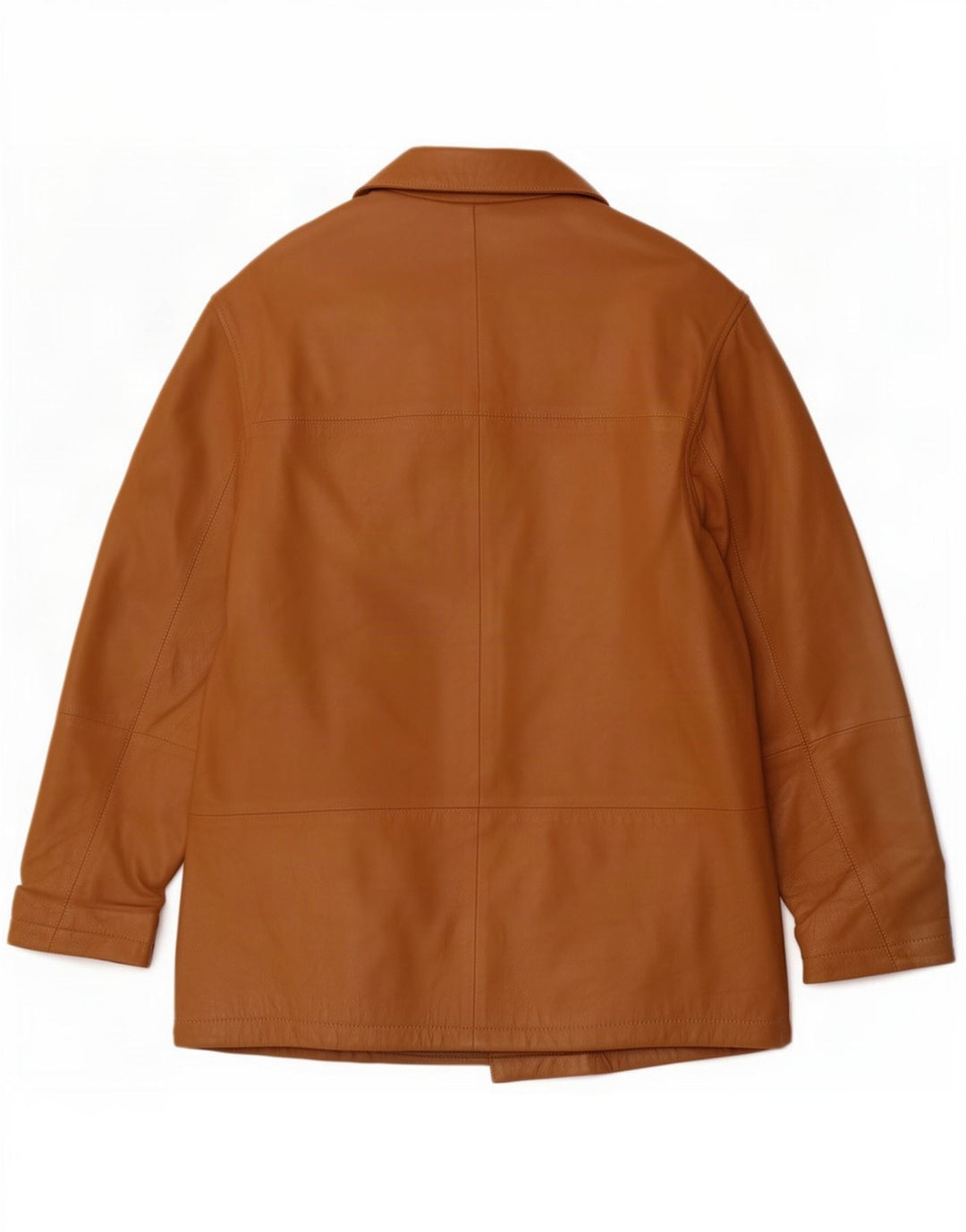 Chaqueta de cuero para mujer UK 44 Large Beige