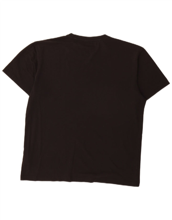 Tommy Hilfiger Camiseta gráfica para hombre Top 2XL Negro