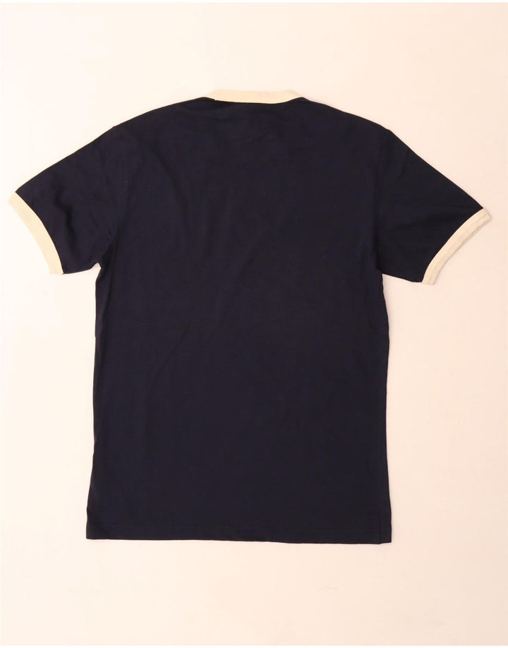 Camiseta Penguin Hombre Top Medium Azul Marino Algodón