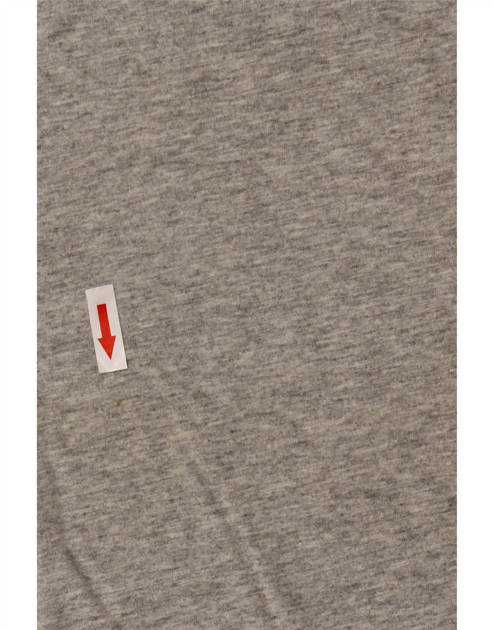 Camiseta sin mangas para hombre Lotto 2XL Algodón gris con bloques de color
